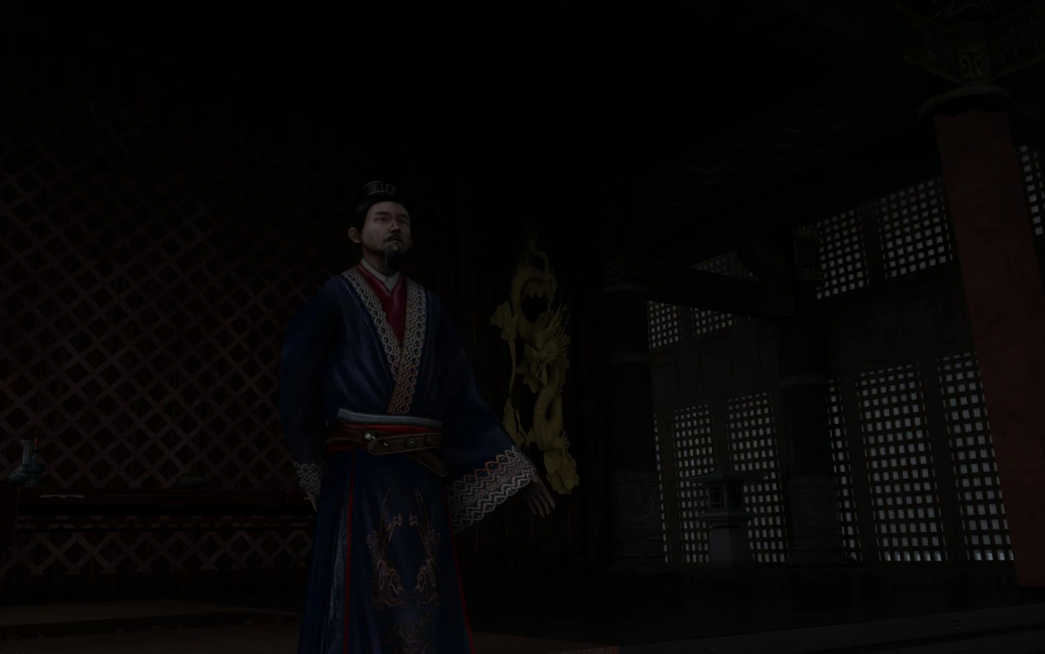 Ancient building interior 3D Model .c4d .max .obj .3ds .fbx .stl .blend 