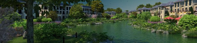 Small town 3D मॉडल .c4d .max .obj .3ds .fbx .stl .blend 