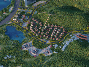 Small town Model 3D