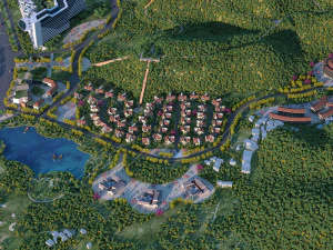 Small town 3D Model