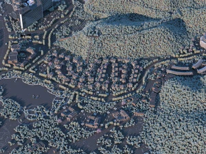 Small town 3D Model