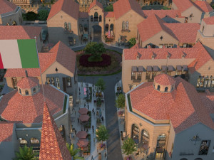 Small town 3D Model