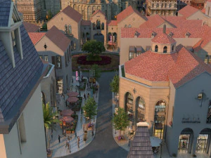 Small town 3D Model