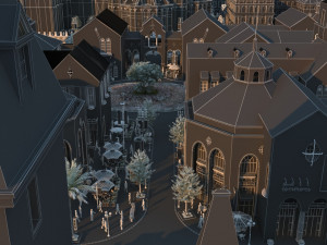 Small town 3D Model