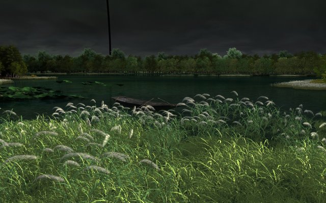 Lake Model 3D .c4d .max .obj .3ds .fbx .stl .blend 