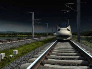 Railway 3D Model