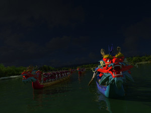 Dragon boat Modelo 3D