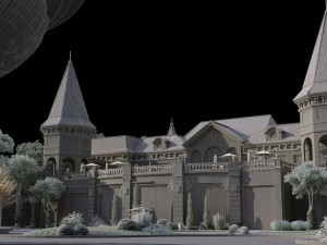 Small town 3D Model