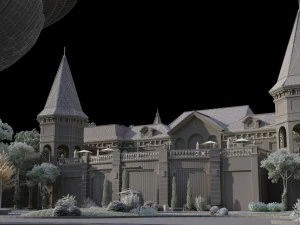 Small town 3D Model