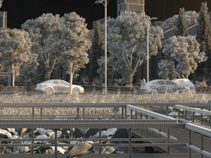 Small town 3D Model