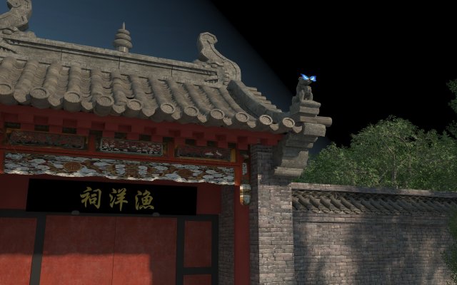 Ancient building 3D-Modell .c4d .max .obj .3ds .fbx .stl .blend 