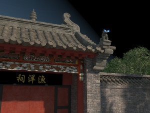 Ancient building Model 3D