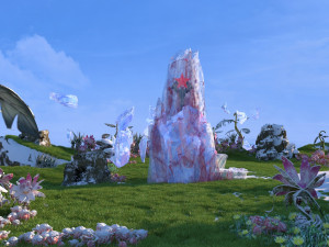 Mountain top Modello 3D