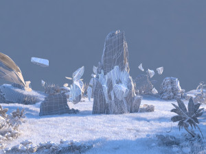 Mountain top Modello 3D