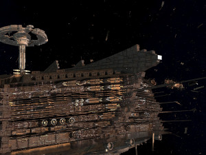 Space ship 3D Модель
