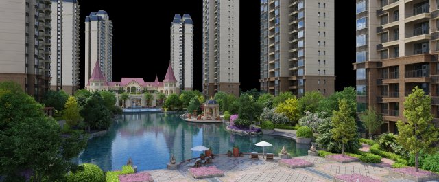 Swimming pool 3D 모델 .c4d .max .obj .3ds .fbx .stl .blend 