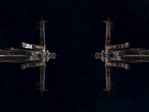 Space ship Modèle 3D
