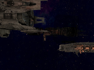 Space ship Modèle 3D