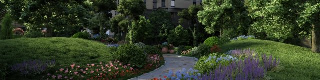Villa Model 3D .c4d .max .obj .3ds .fbx .stl .blend