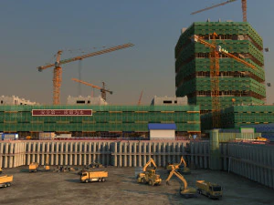 Plac budowy Model 3D