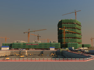 Construction site Modèle 3D