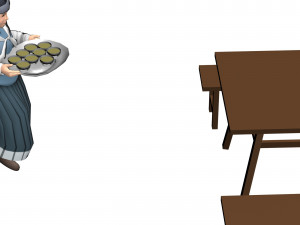 Cartoon character 3D Model