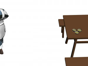 Cartoon character 3D Model