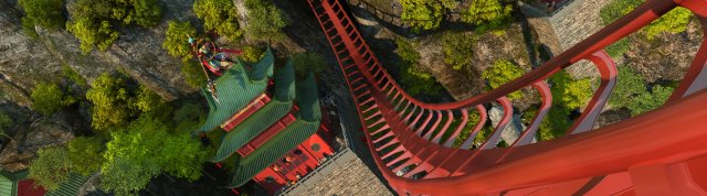 Roller coaster 3D Модель .c4d .max .obj .3ds .fbx .stl .blend 