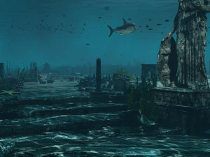 Dno morskie Model 3D