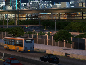The view of the city 3D Model