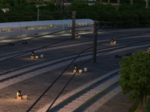 The view of the city Modello 3D