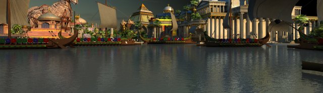 Amusement park Model 3D .c4d .max .obj .3ds .fbx .stl .blend