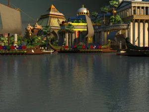 Parque de divers&otilde;es Modelo 3D