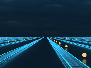 High speed rail 3D Model