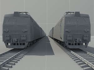 Train 3D मॉडल