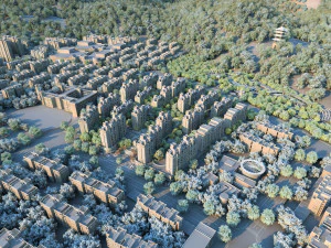 City building 3D Model
