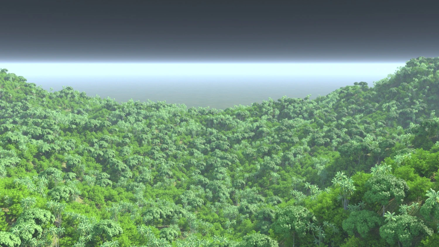 Mountain forest 3D Model .c4d .max .obj .3ds .fbx .stl .blend 