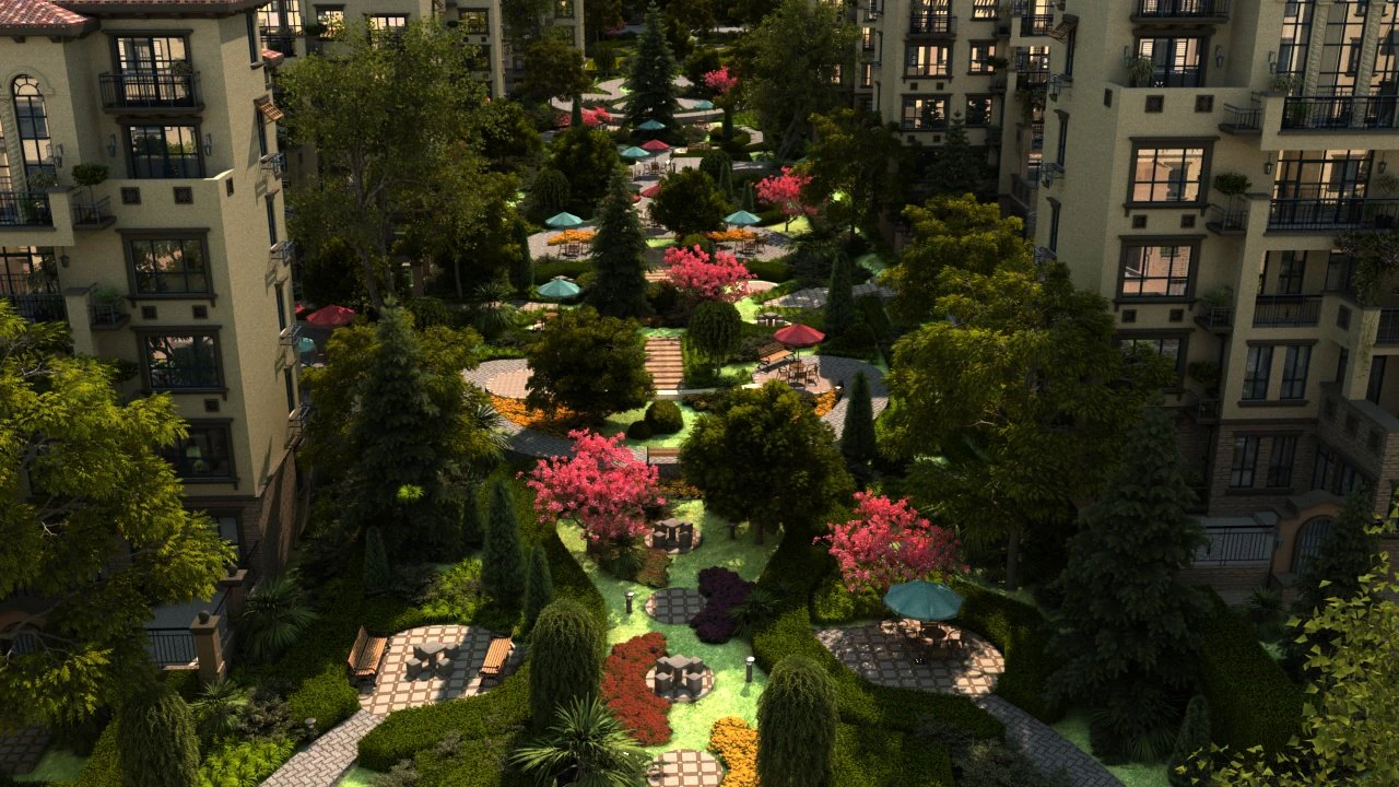 City building 3D Model .c4d .max .obj .3ds .fbx .stl .blend 