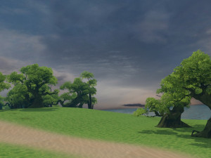 Cartoon tree Model 3D