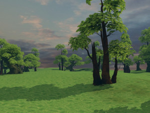 Cartoon tree Model 3D