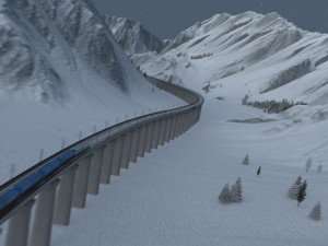 Railway Model 3D