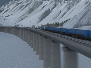 Railway 3D Модель