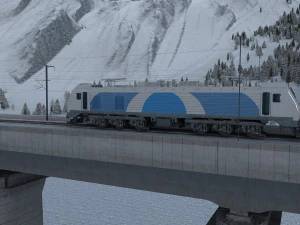 Railway 3D Model