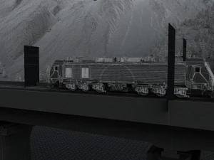 Railway 3D Model