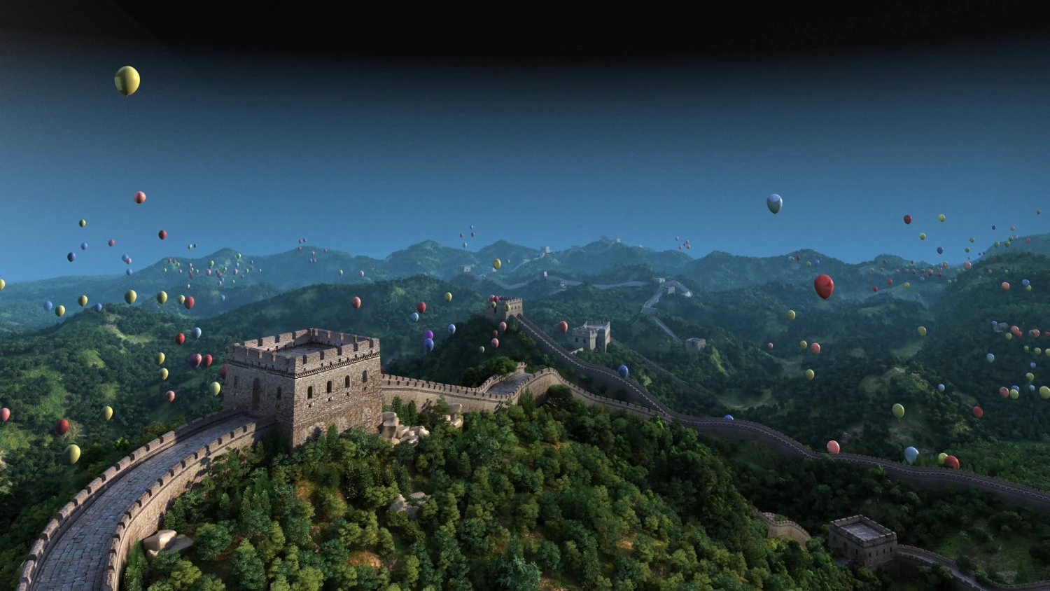Great Wall 3D Model .c4d .max .obj .3ds .fbx .stl .blend 