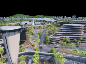 Seaside Model 3D