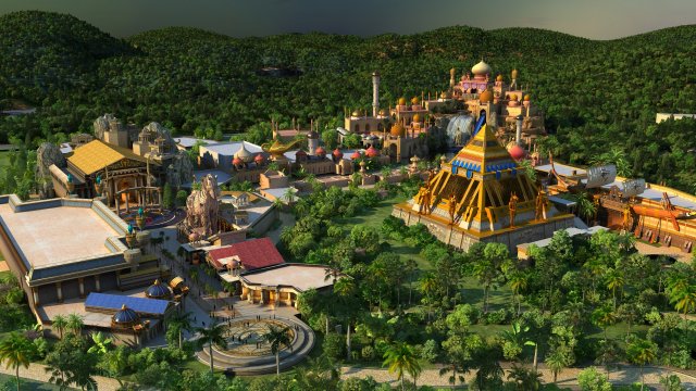 Amusement park 3D 模型 .c4d .max .obj .3ds .fbx .stl .blend