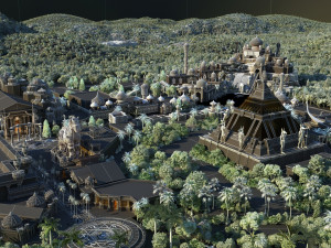Amusement park 3D 模型