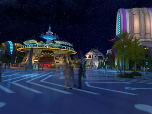 Amusement park 3D Model