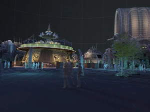 Amusement park 3D Model